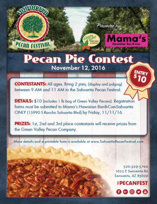 Sahuarita Pecan Festival Pie Contest